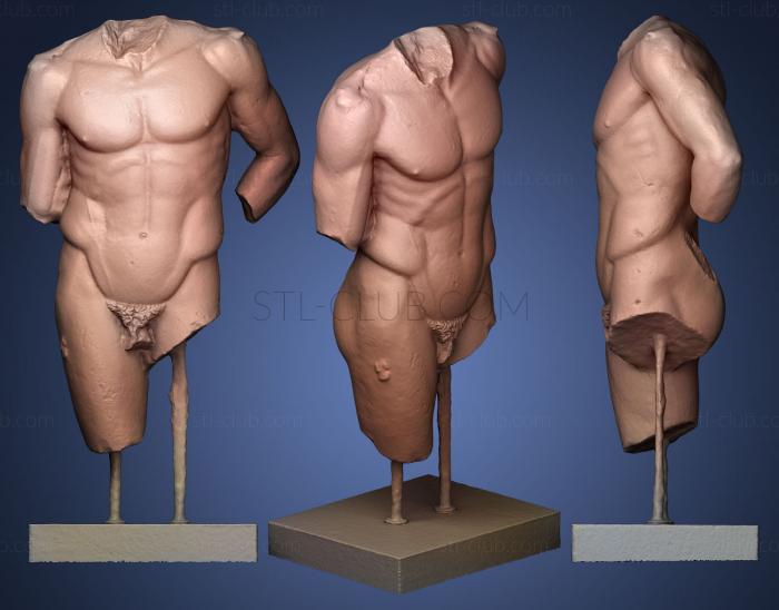 3D model torso of Heracles (STL)